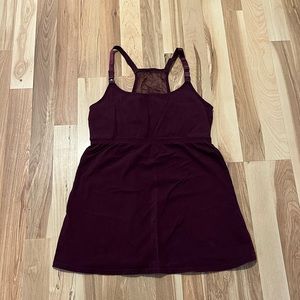 Burgundy nursing top